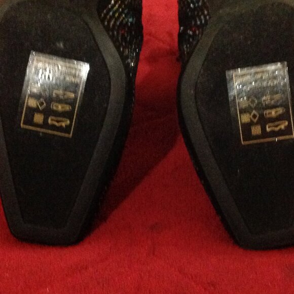 Shein Diamante Women's 5.5 Embellished Ankle Boots with Embellished Slacks - Picture 10 of 13